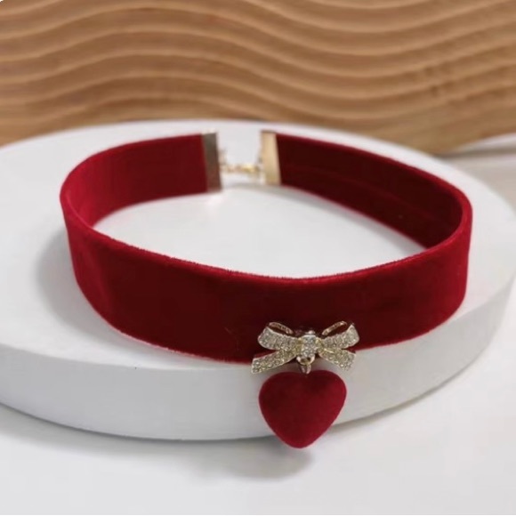 Brand New Red Wine col Choker - Picture 2 of 2